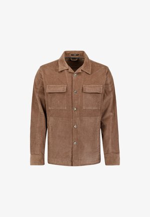 NO EXCESS, CORDUROY OVERSHIRT - Overhemd - light brown