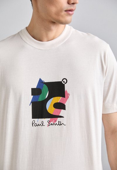 PS Paul Smith MENS SQUARE - T-shirts print - whites