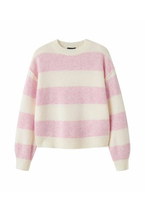 STREIFEN - Strikkegenser - pink-a-boo