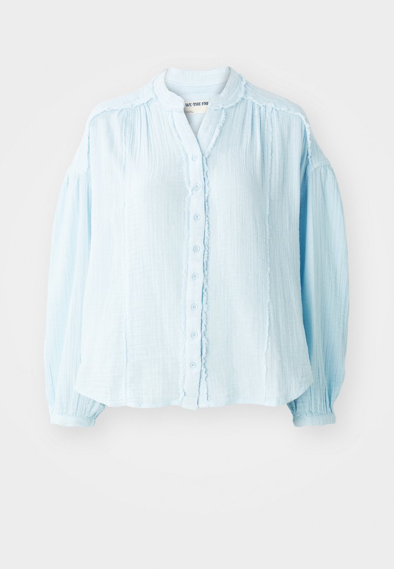Free People Overhemdblouse blauw Free People Overhemdblouse blauw