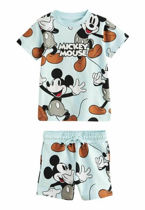 Next MICKEY SHORT SLEEVE AND SET-REGULAR FIT - Šorti - blue