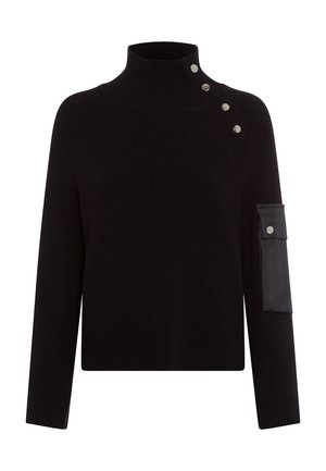 Strickpullover - black