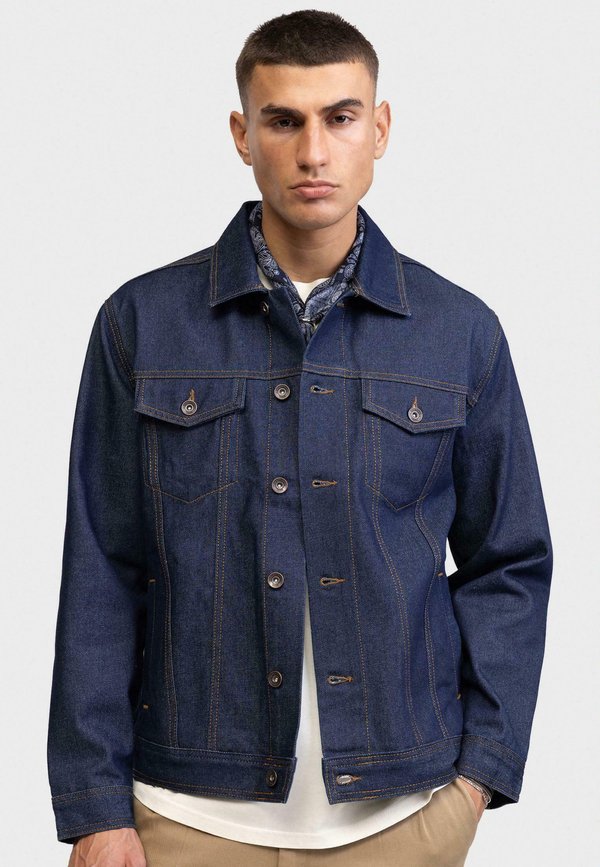 Jeansjacke - raw indigo