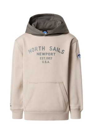 Felpa con cappuccio - ivory