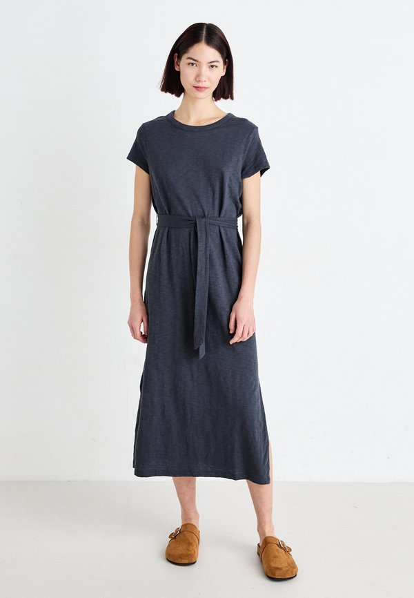 BELTED MIDI TEE DRESS - Jersey dress