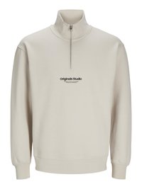 JORVESTERBRO QUARTER ZIP - Felpa - moonbeam