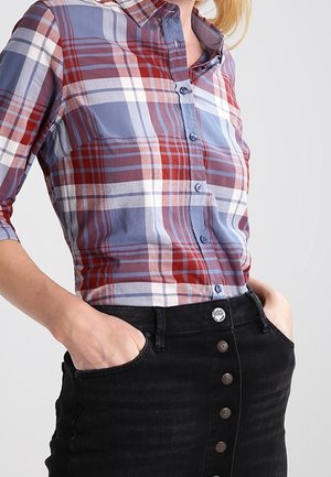 Button-down blouse - blue