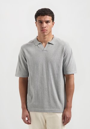 Poloshirt - grey melange