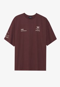 Majica kratkih rukava s printom - dark brown
