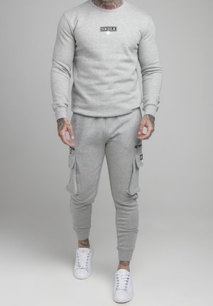 Collegepaita - mottled grey