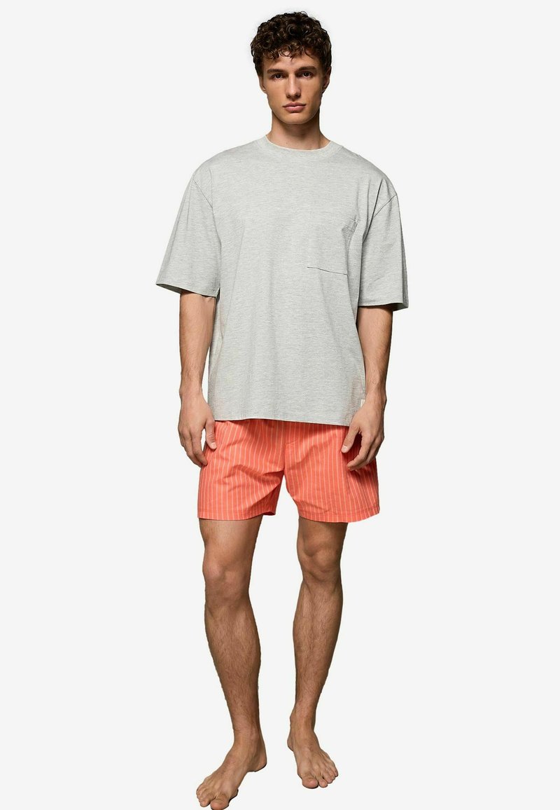 Next - EDIT SET. - Pyjama set - grey coral orange, Enlarge
