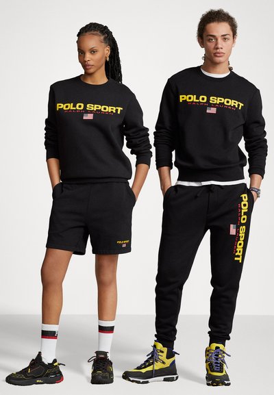 Polo Ralph Lauren LONG SLEEVE - Bluză de molton - black