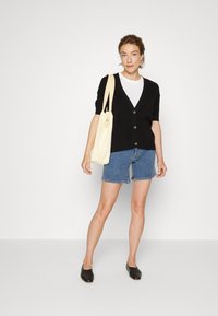 Banana Republic SPLASH CARDIGAN - Casaco de malha - black
