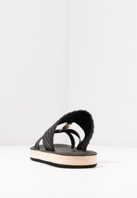 GANT FLATVILLE - Pantolette flach - black