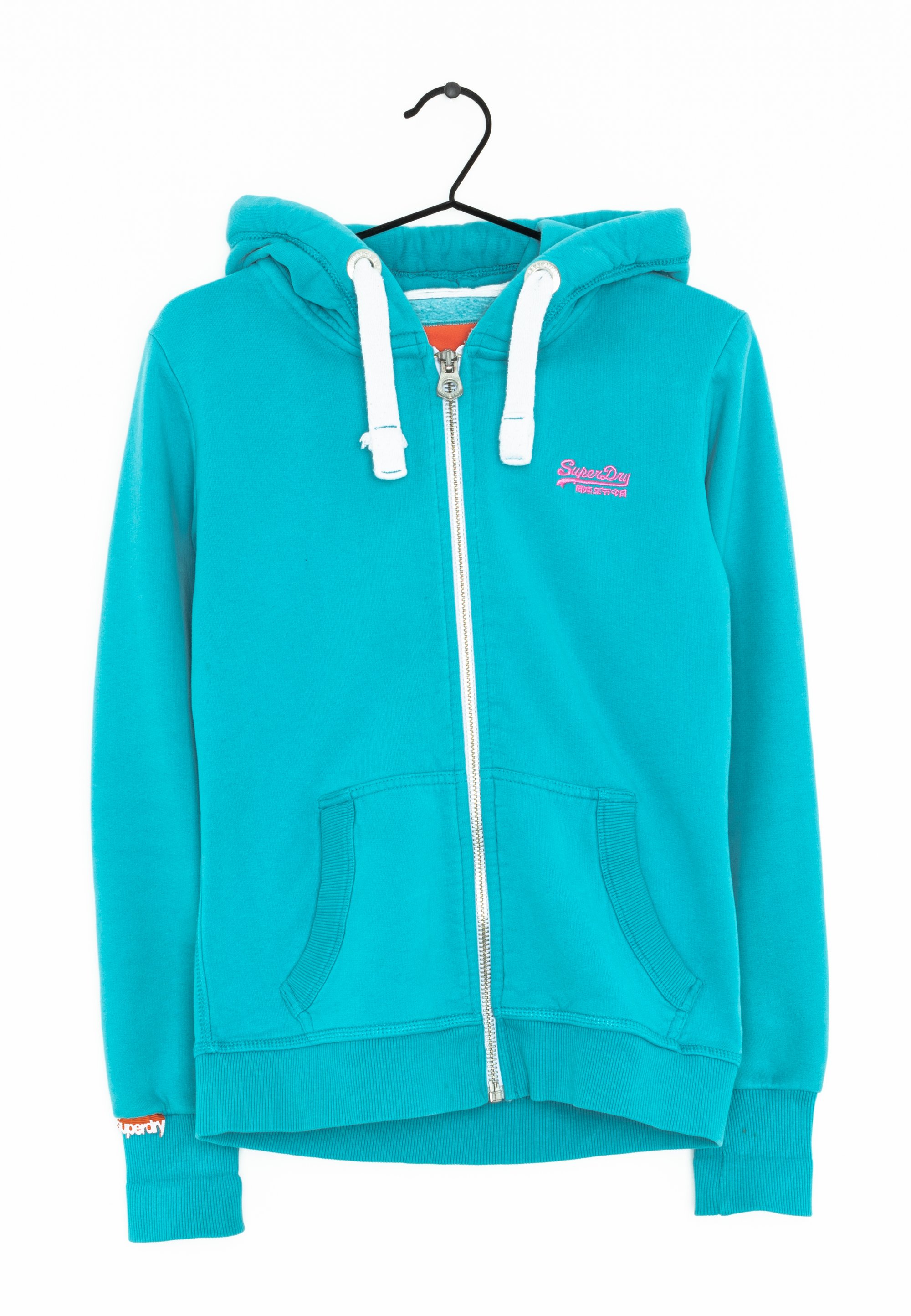 Superdry Damen Superdry Sweatjacke Orange Label Hoodie Superdry