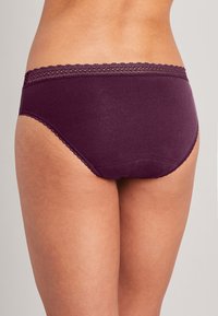 Schiesser PERIOD PANTY 2 PACK - Slip - schwarz, pflaume