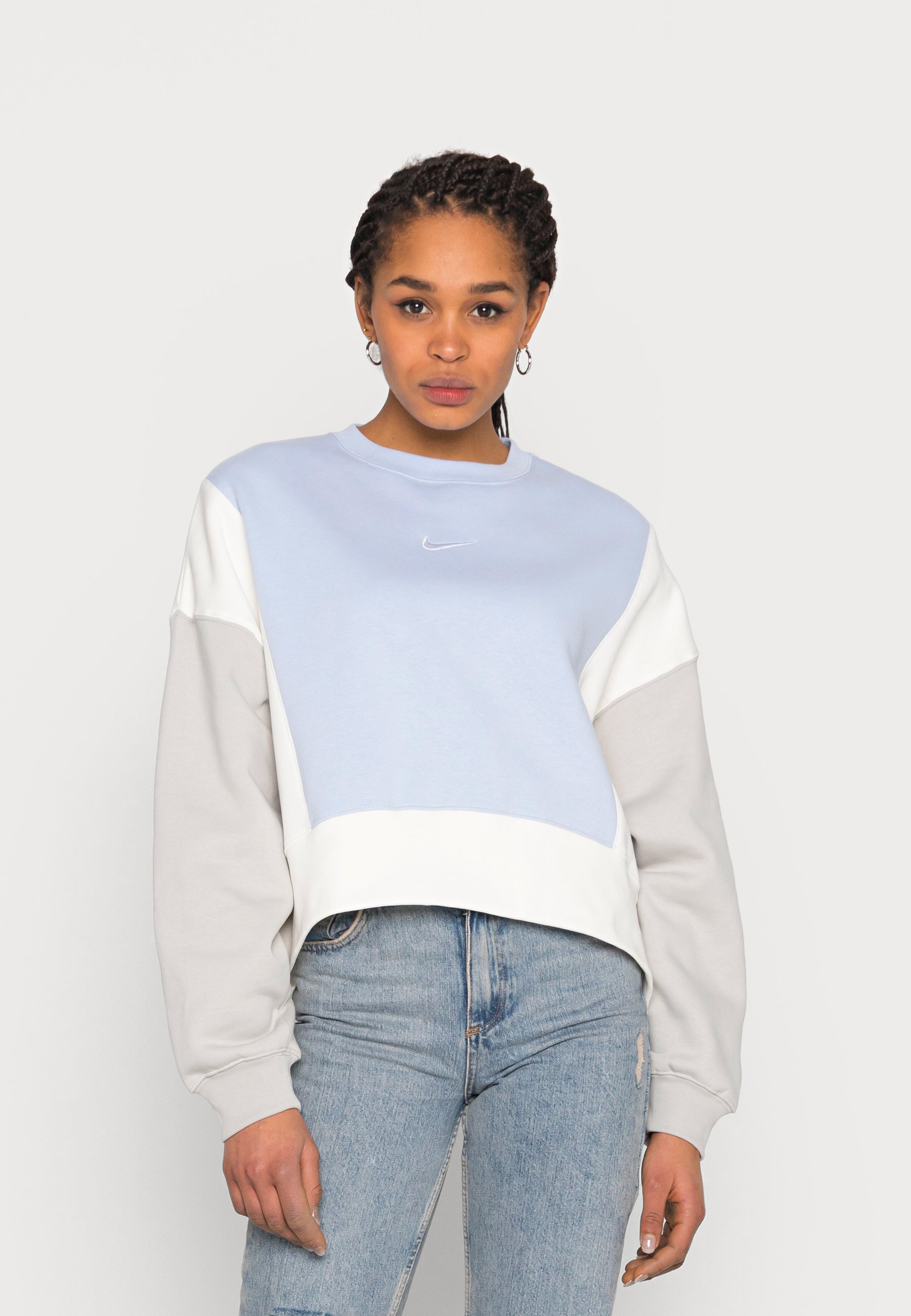 Nike Sportswear CREW TREND - Sweatshirt - light marine/multi-coloured -  Zalando.ie