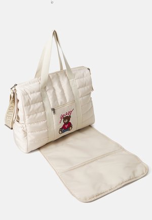DIAPER BAG CHANGING MAT SET UNISEX - Wickeltasche - muted stone