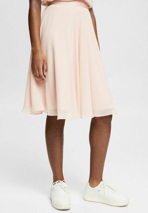 AUS CRÊPE - A-Linien-Rock - light pink