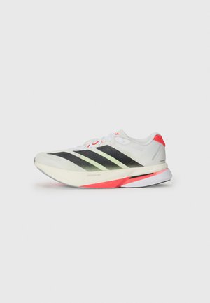 ADIZERO BOSTON 13 - Chaussures de course - ftwr white/core black/lucid red