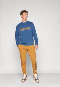 Timberland KENNEBEC RIVER BRUSHED BACK - Träningsbyxor - wheat boot