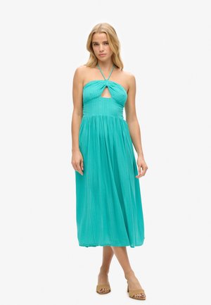 CUT OUT MIDI - Robe de jour - tropical green