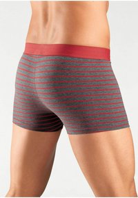 s.Oliver RETRO 4ER PACK BEQUEM  - Shorty - rot gestreift blau gestreift schwarz gestreift petrol gestreift