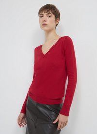 Calliope Strickpullover - rosso