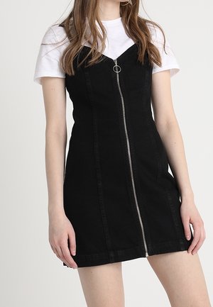 Topshop Denim dress - black denim