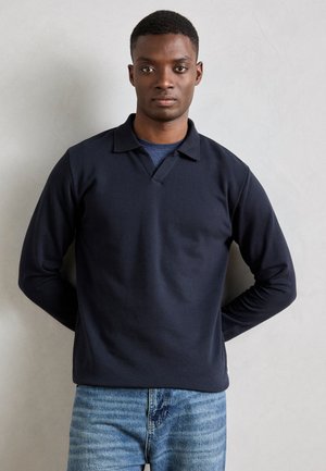 V NECK  - Sweatshirt - navy