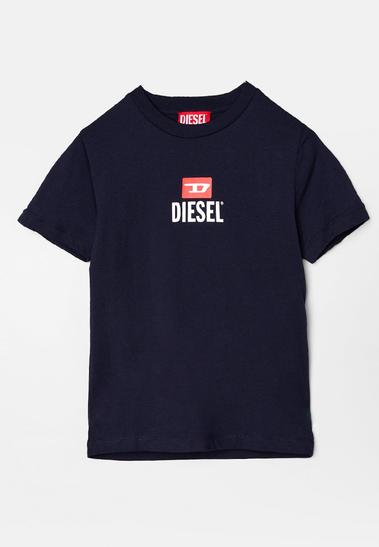 Diesel T-shirt print koningsblauw