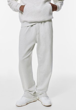 PULL&BEAR WIDE LEG - Jogginghose - sand