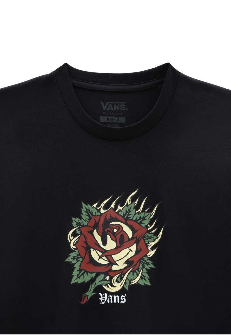 Herren T-Shirts basic | Vans EASY TRINITY SS T-Shirt print black/schwarz - EJ48168 Herren T-Shirts basic | Vans EASY TRINITY SS T-Shirt print black/schwarz - EJ48168