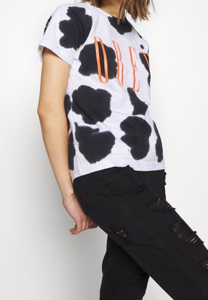 T-shirt print - white