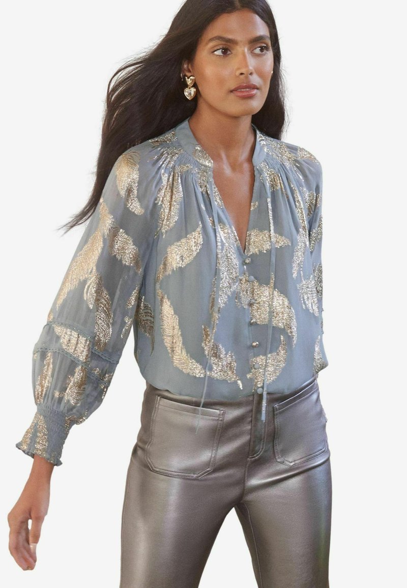Love & Roses REGULAR FIT - SHIRRED CUFF  - Blusa - grey feather