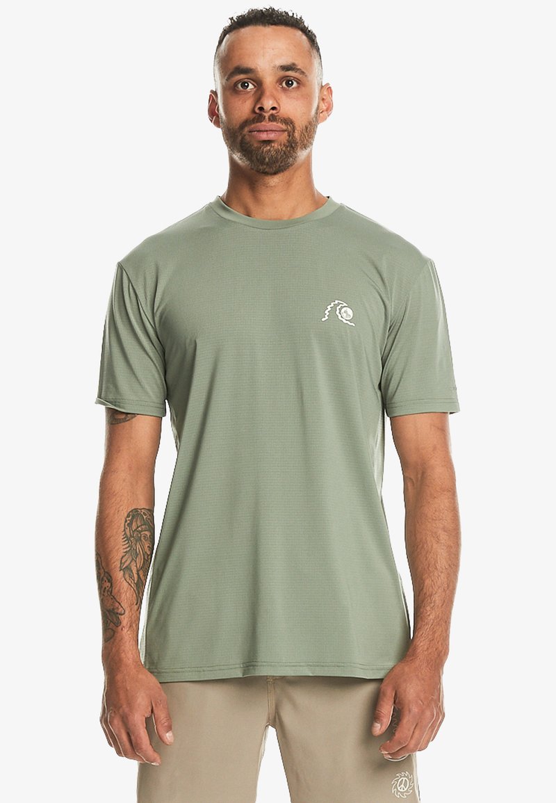 Quiksilver LAP TIME SS - T-shirt till träning - sea spray