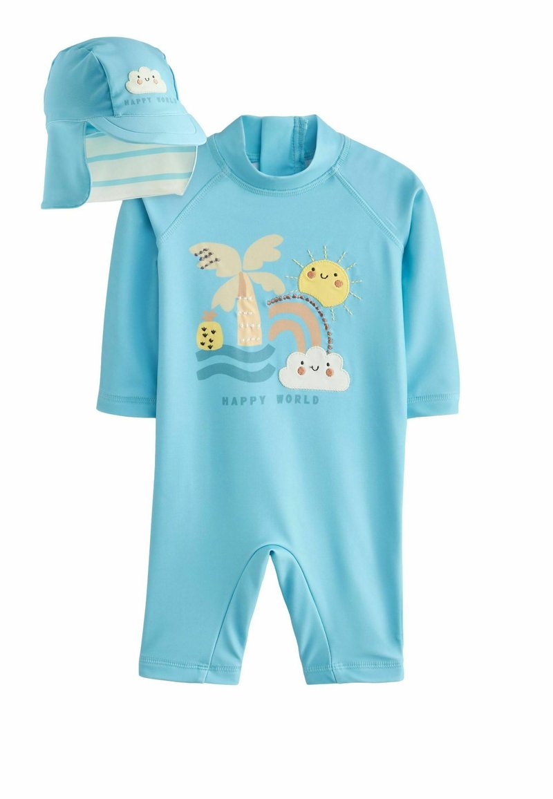 Next SUNSAFE REGULAR FIT SET - Hatte - blue