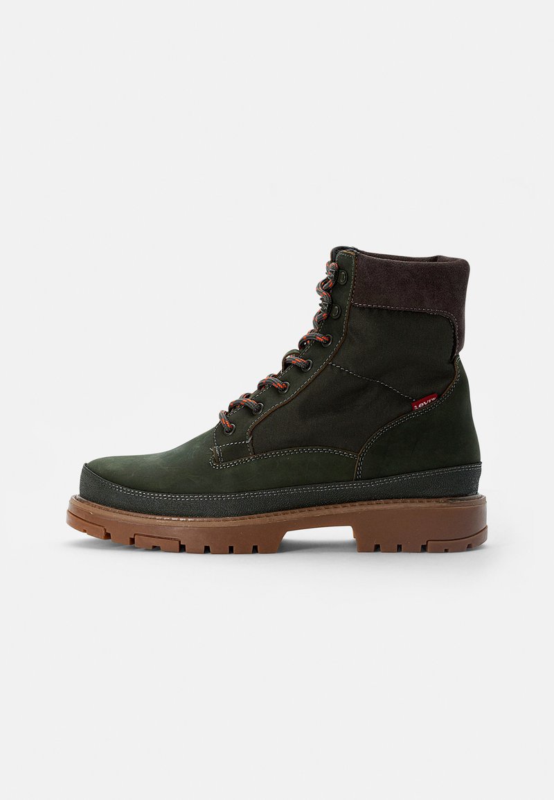 Levi's® TORSTEN QUILTED - Botines con cordones - army green