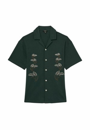 Reiss GOYA FLORAL EMBROIDERED  - Skjorter - dark green
