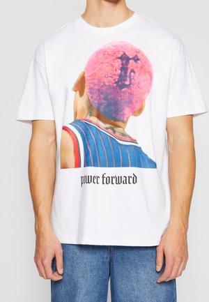 T-shirt print - white