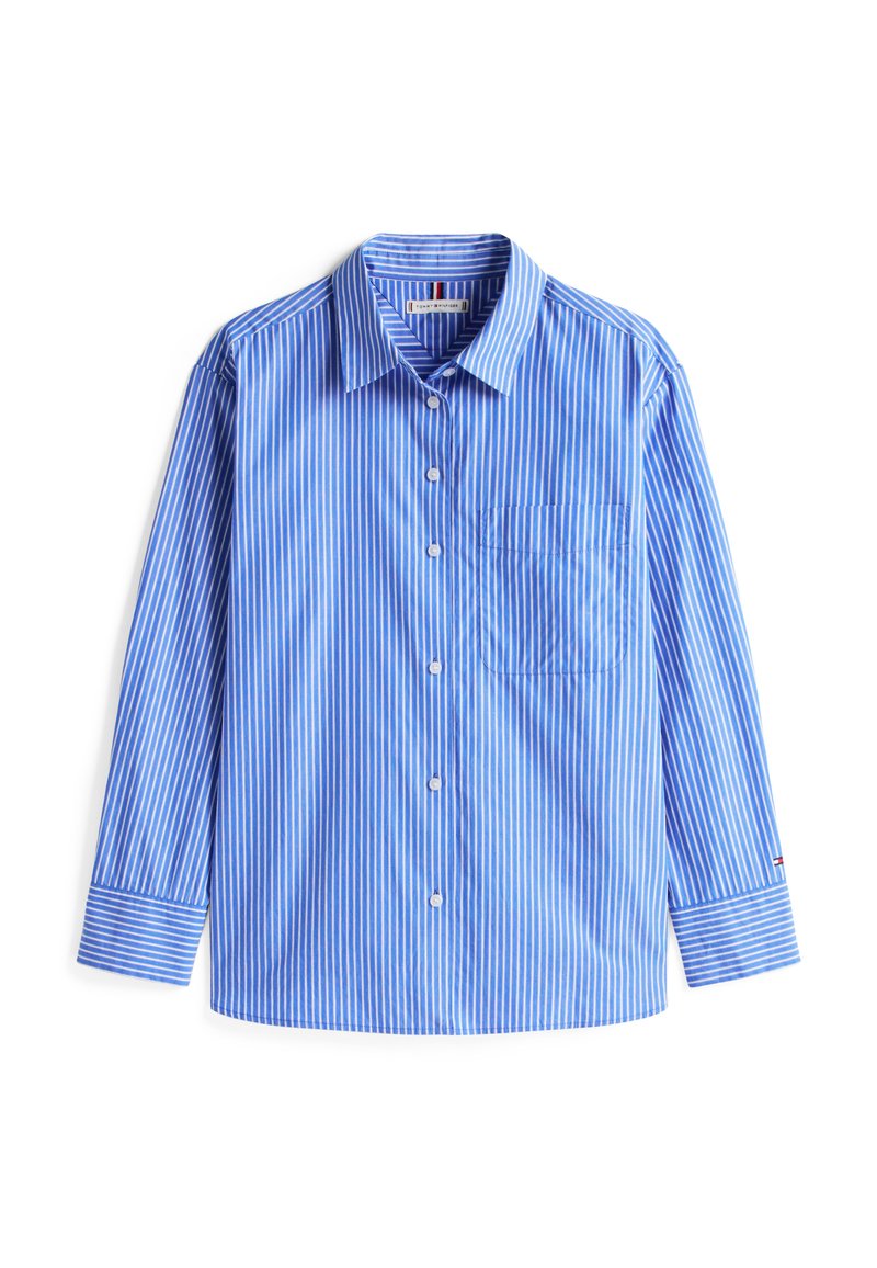 Tommy Hilfiger Overhemdblouse blauw Tommy Hilfiger Overhemdblouse blauw