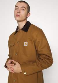 Carhartt WIP MICHIGAN COAT DEARBORN - Casaco leve - hamilton brown/tobacco rigid