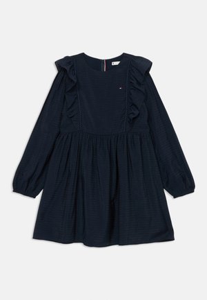 RUFFLE ALINE DRESS - Vestito casual - dark night navy