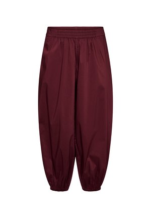 Zizzi, BALLONHOSE MIT TASCHEN UND ELASTISCHEM BUND - Bukser - rot