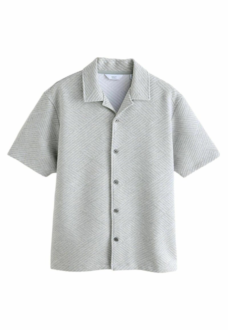 Next TEXTURED SHORT SLEEVE - Majica - grey