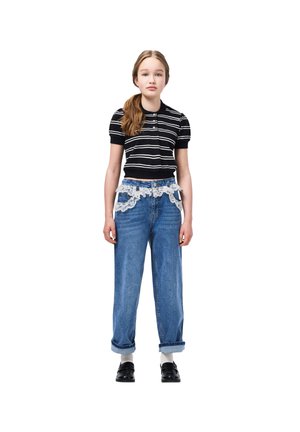 RAKI - Polo - black/ivory