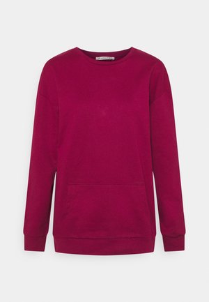 Crew neck with pocket - Sweatshirt - red