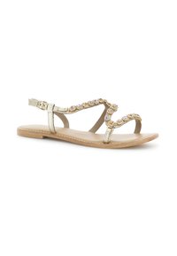 CAFèNOIR Sandaalit nilkkaremmillä - platinum