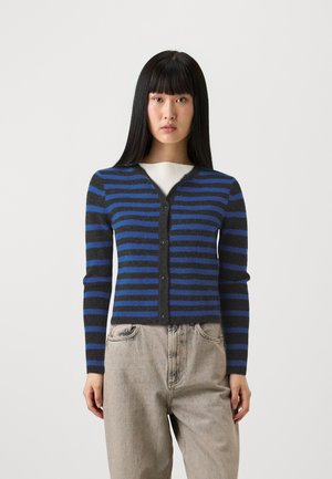 American Vintage RAXOW - Cardigan - charbon/olympiade chine