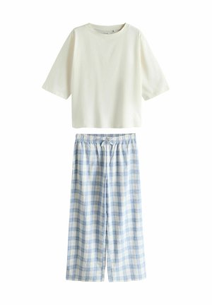 Next, SHORT SLEEVE SET - Pyjama - blue check